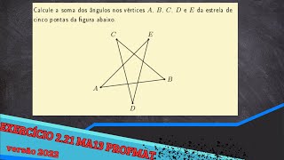 MA13 Cap2 exercício 221 versão 2022 mestrado profmat [upl. by Ynot712]