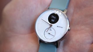 Withings Steel HR puts fitness tech in an analog watch [upl. by Yttel880]