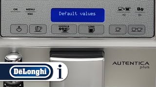 How to Reset Your DeLonghi Autentica ETAM 29620 Coffee Machine [upl. by Anaibib]