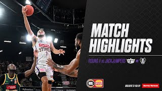 NBL24 highlights Round 11 Sydney Kings vs Tasmania JackJumpers [upl. by Lehcir]