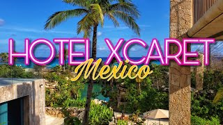 HOTEL XCARET MEXICO  ROOM TOUR RESTAURANTS SPA PART 1  ALL FUN INCLUSIVE RESORT TheWilsonWay [upl. by Bolten]