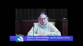 L’honorable Diane Lebouthillier  Conférence de presse [upl. by Fauch]