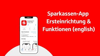 English Sparkasse app Initial setup and options SparkassenApp Einrichtungen amp Funktionen [upl. by Corydon99]