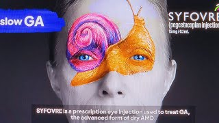 SYFOVRE  SYFOVRE COMMERCIAL 2024  SYFOVRE IS A PRESCRIPTION EYE INJECTION USED TO TREAT GA [upl. by Venola]