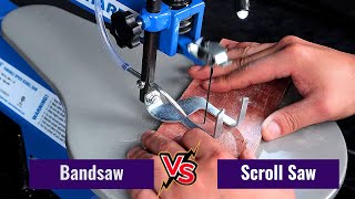 Bandsaw vs Scroll Saw [upl. by Anyd]