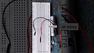 breadboard connection led without battery electronic shorts youtubeshorts viral [upl. by Haduj126]