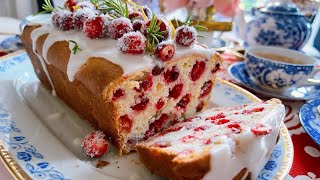 Easy and delicious Cranberry bread recipe [upl. by Aibun]