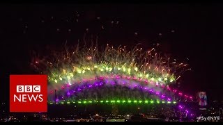 New Year Celebrations Australia welcomes in 2019  BBC News [upl. by Blakeley]