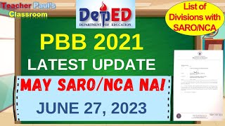 PBB 2021 Updates May SARONCA na List of Divisions with PBB June 27 2023 PBB is real [upl. by Mesics]