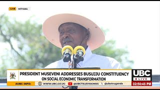 LIVE MUSEVENI IN MITYANA BUSUJJU COUNTY ON MATTERS SOCIOECONOMIC TRANSFORMATION I 3RD OCT 2024 [upl. by Siroled139]