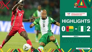 GUINEA BISSAU 🆚 NIGERIA Highlights  TotalEnergiesAFCON2021  Group D [upl. by Oihsoy]