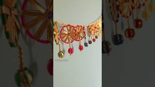 I Made a DIY Diwali Door Hanging Toran from old bangles diy diwali diwalispecial ytshorts [upl. by Dana]