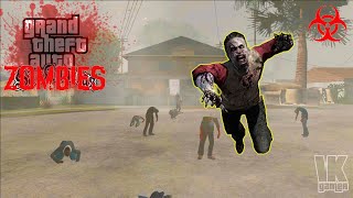 Zombie Apocalypse In Gta San Andreas Mod Download  ll Zombies Attack los Santos GTA SAN ANDREAS [upl. by Vidda]