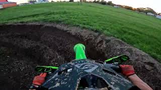 2019 KX 250 Rips around Backyard Motocross Track [upl. by Evadne]