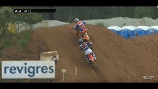 Herlings vs Febvre and Gajser MXGP Race 1  MXGP of Portugal 2024 [upl. by Flem]