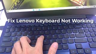 How To Fix Lenovo Keyboard Not Working Windows 10 [upl. by Derward48]