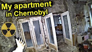 What happened to our apartment in Pripyat ☢ where we did REPAIR in the Chernobyl Zone after 2 years [upl. by Htebizile]