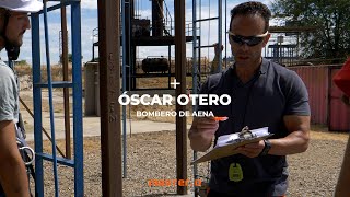 Cómo ser bombero de AENA 👨‍🚒 Entrevista a Óscar Otero [upl. by Eindys148]