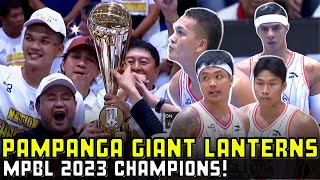 MPBL CHAMPION NA ANG PAMPANGA SOBRANG INTENSE AT DIKIT NG LABAN Pampanga vs Bacoor Highlights [upl. by Enilrahc]