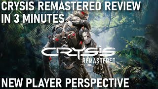 Crysis Remastered Review 2023  Quick Look at a New Crysis Players Impressions [upl. by Ecinna613]