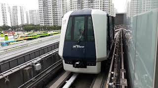 Singapore Driverless train at Punggol 2018 [upl. by Mraz]