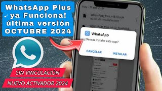 WhatsApp Plus Última Versión OCTUBRE 2024  Fácil Vinculación Nuevo Activador [upl. by Atiragram]