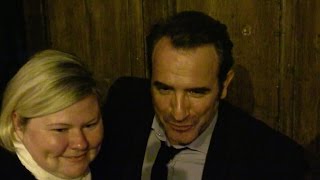 EXCLUSIVE  Jean Dujardin is congratulate by fans for his new baby [upl. by Eyla]