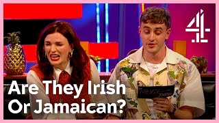 Paul Mescal amp Aisling Beas Hilarious Attempts At Jamaican Accents  The Big Narstie Show [upl. by Sundin942]