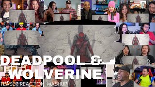 Deadpool amp Wolverine Teaser Trailer Reaction Mashup  ryanreynolds hughjackman deadpool3 [upl. by Aynotel222]