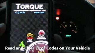 Clear quotService Engine Soonquot Light Vehicle Fault Codes Using Torque [upl. by Cherice]