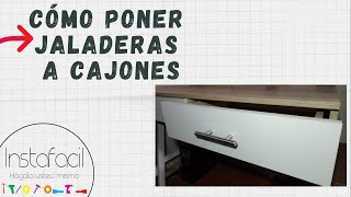 Cómo Poner Jaladeras a Cajones [upl. by Azne]