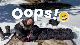 Karie Lees Alone Sleeping Bag Gear Review [upl. by Stila]