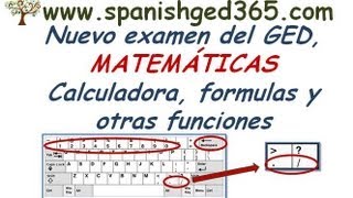 GED en español  Nuevo examen del GED  Matemáticas 24 [upl. by Lexa]