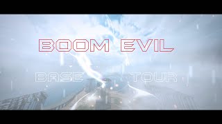 ARK OFFICIAL PVP  BOOM EVIL BASE TOUR [upl. by Lletnwahs]