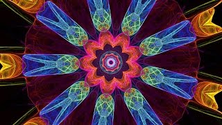 Splendor of Color Kaleidoscope Video v13 Hypnotic Visuals to Relaxing Ambient Meditation Music [upl. by Henry]