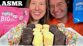 ASMR MARSHMALLOWS FEAST MUKBANG No Talking EATING SOUNDS [upl. by Etezzil]