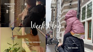 Kerstboom opzetten Sint intocht Schoonmaakhack en snackplankje  WEEKVLOG [upl. by Somar330]