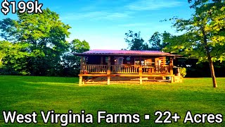 West Virginia Farms For Sale  199k  Hunting Cabin With Land West Virginia Real Estate For Sale [upl. by Htenywg]