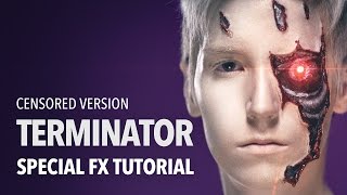 The terminator makeup tutorial censored version [upl. by Attiuqram]