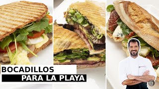 3 BOCADILLOS de Joseba Arguiñano perfectos para llevar a la playa  Cocina Abierta [upl. by Aryk]