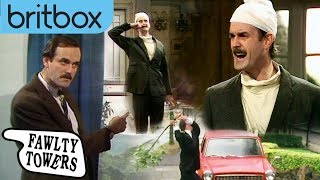 Basils Most Iconic Moments  Fawlty Towers [upl. by Unhsiv]