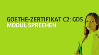 GoetheZertifikat C2 Modul Sprechen [upl. by Avrit980]