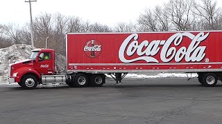 Kenworth CocaCola Transport ONE Shot BackUp Loading Dock [upl. by Oniskey]