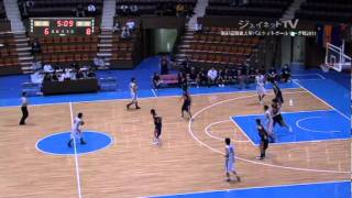 関東大学バスケ2011入替戦 法政大学vs玉川大学（1Q） [upl. by Eirrehc]