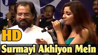 SHREYA GHOSHAL LIVE  Surmayi Akhiyon Mein Nanha Munha Ek Sapna  with Yesudas Live  HD [upl. by Corneille]