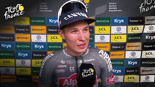 Jasper Philipsen Big relief to win my first stage at Tour de France 2024  Cycling on NBC Sports [upl. by Latty]