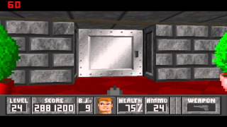 Wolfenstein 3D Spear End Of Destiny  Level 24 [upl. by Margret]