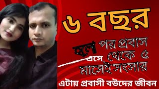 ৬ বছর পর প্রবাস থেকে এসে ৫ মাসেই চলে গেলো সুন্দর মূহুর্ত গুলো রেখে গেলো স্মৃতি করে Bangla blog [upl. by Kristofor]