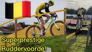 Superprestige Ruddervoorde U17  My first international cx race 🇧🇪 [upl. by Lolita]