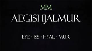 How to pronounce Aegishjalmur or Ægishjálmur [upl. by Iaria705]